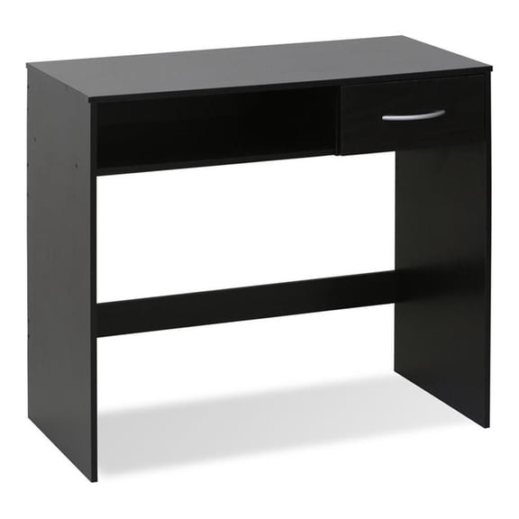 Furinno JAYA Engineered Wood Computer Study Desk with Drawer in Espresso