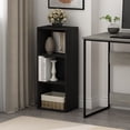 thumbnail image 1 of Furinno LUDER Book Shelf, 3-Cube Bookcase, Bookshelf, Open Storage Shelf, 9.3 x 12 x 31.5 Inches, for Home Office, Living Room, Darkwood, 1 of 5