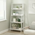 thumbnail image 1 of Furinno Ladder Bookcase, Bookshelf, Display Shelf, 5-Tier, White, 1 of 6