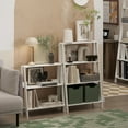thumbnail image 1 of Furinno Ladder Bookcase Display Shelf in 4-Tier in White, 1 of 6