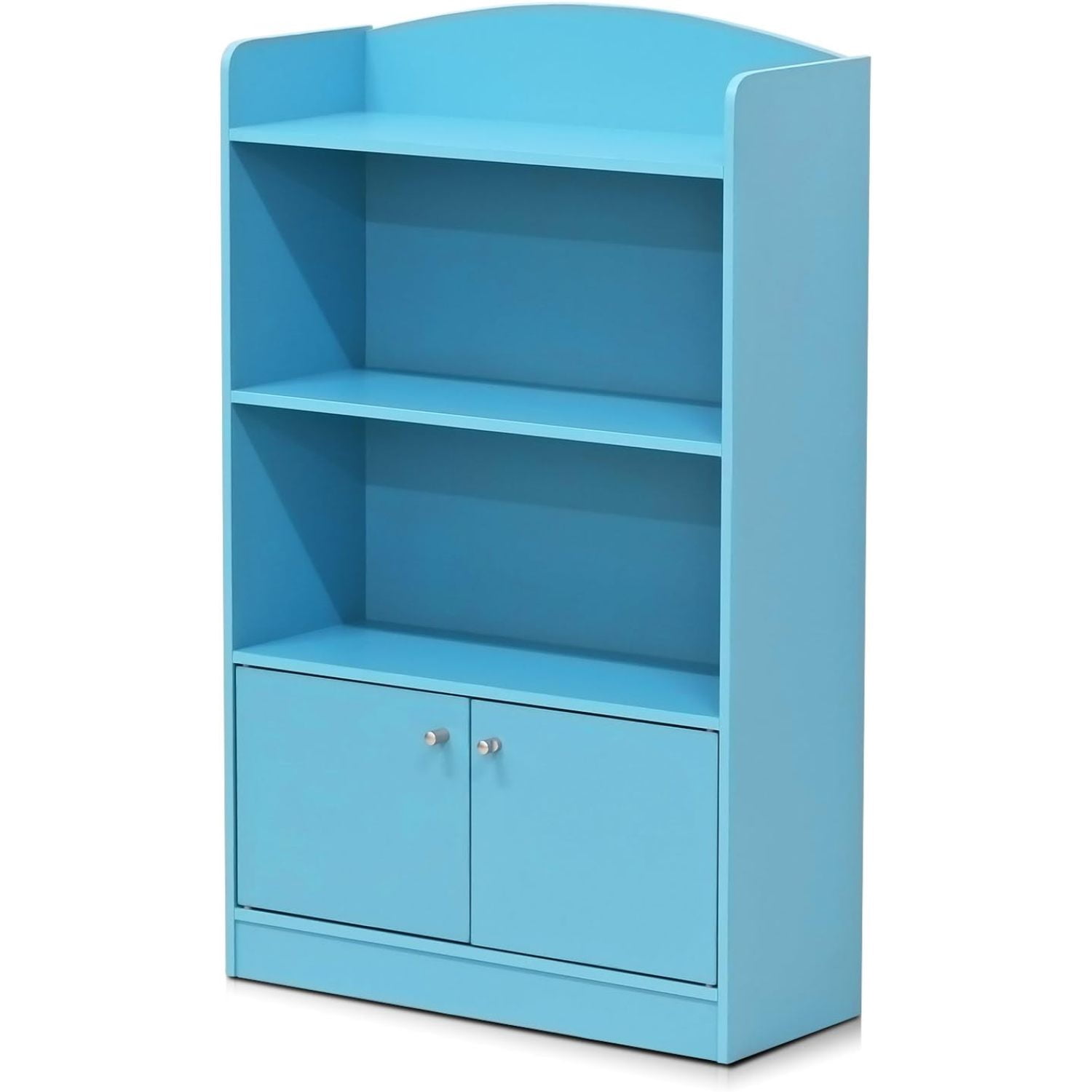 Bibliothèque/étagère Furinno Lova - 3 Rangements Livres, 2 étagères Ouvertes, Couleur Rose - Dimensions 62,41 X 94,01 X 24 Cm - 2