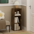 thumbnail image 1 of Furinno LUDER 3-Tier Open Shelf Bookcase in Amber Pine, 1 of 6