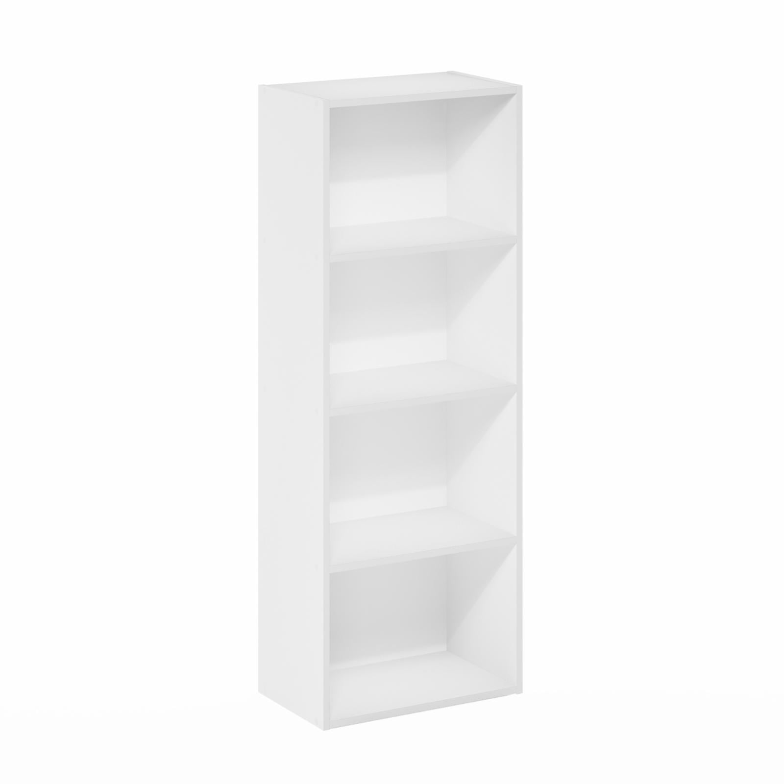 Furinno Luder 4Tier Open Shelf Bookcase, Blackwood