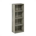 thumbnail image 1 of Furinno Luder 4-Tier Open Shelf Bookcase, French Oak, 1 of 6