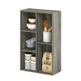 thumbnail image 1 of Furinno Luder 5-Cube No Tool Assembly Open Shelf, French Oak, 1 of 8