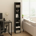 thumbnail image 1 of Furinno Luder 6-Tier Open Shelf Bookcase in Blackwood, 1 of 6