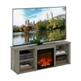 thumbnail image 1 of Furinno Montale 60 Inch TV Stand with Fireplace, French Oak Grey, 1 of 8