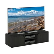 Furinno Montale TV Stand for TV up to 55 Inch, Espresso