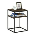 thumbnail image 1 of Furinno Moretti Modern Lifestyle Stackable Shelf, 2-Tier, Columbia Walnut, 1 of 5
