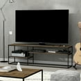 thumbnail image 1 of Furinno Moretti Modern Lifestyle TV Stand for TV up to 78 Inch, Columbia Walnut, 1 of 4