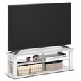 thumbnail image 1 of Furinno NELLY 3-Tier TV Center Soft Edges for TV up to 50" White, 1 of 5