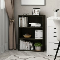 Furinno Pasir 3-Tier Open Shelf, Dark Espresso