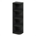 Furinno Pasir 4Tier Open Shelf Corner Bookshelf, Bedroom Storage