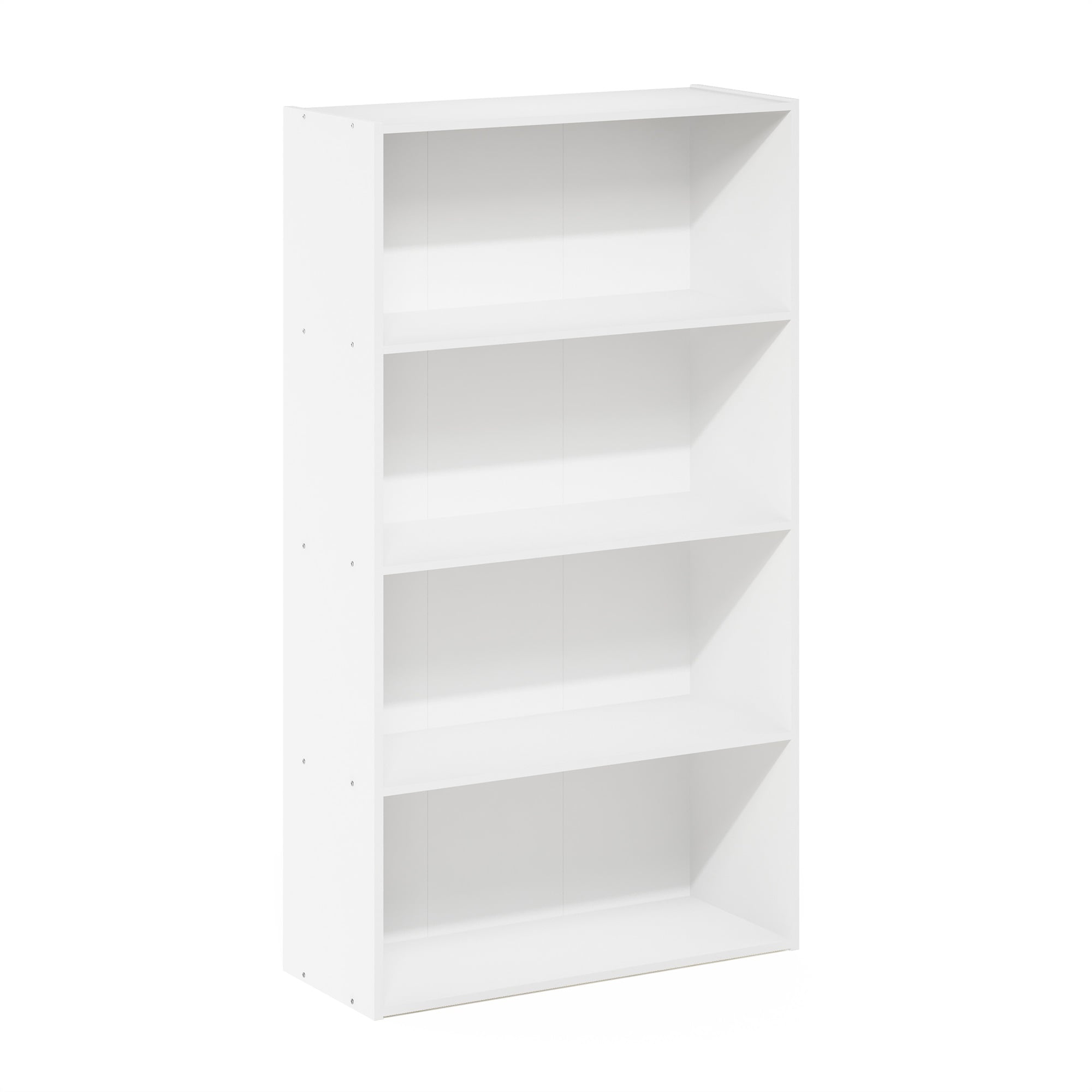 Furinno Pasir 4Tier Open Shelf, White