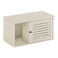 thumbnail image 1 of Furinno Peli Farmhouse Hidden Cat Litter Box with Divider, White Wash, 1 of 6