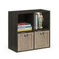 thumbnail image 1 of Furinno Pelli Cubic Storage Cabinet, 2x2, Espresso, 1 of 5