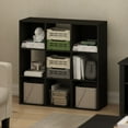thumbnail image 1 of Furinno PELLI CUBIC Storage Cabinet in Bookcase in Bookshelf in 9-Cube Espresso, 1 of 6