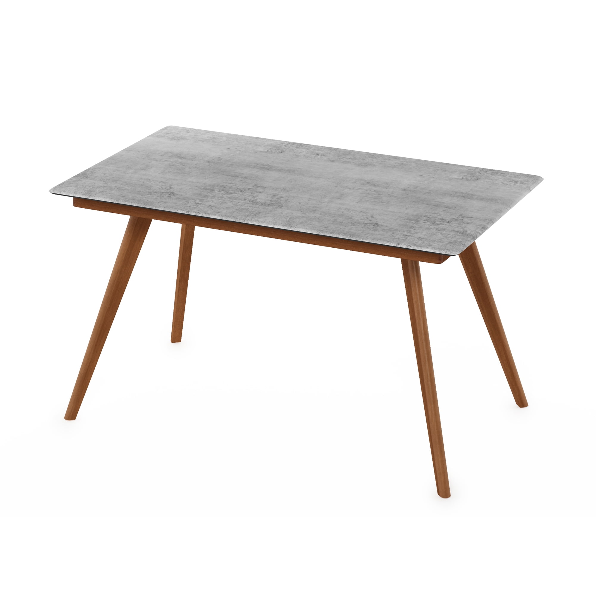 Furinno REDANG Outdoor 4-Leg Rectangular Smart Top Table, Cement
