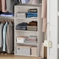 thumbnail image 1 of Furinno REED 4-Tier Closet Organizers/Storage with Open Shelves. White, 1 of 4