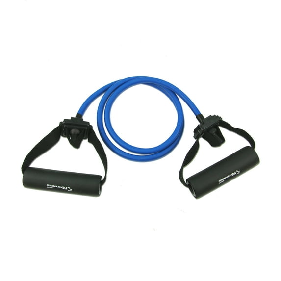 Furinno RFitness RF1505-BL Professional Stretch Latex Exercise TUBING with Sponge Handle, HEAVY (Blue)