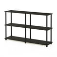 thumbnail image 1 of Furinno Rata 3 x 2 Industrial Multipurpose Flat Base Shelf Display Rack with Metal Frame, Marble White, 1 of 7