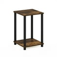 thumbnail image 1 of Furinno Rata Industrial Multipurpose Flat Base Side Table with Metal Frame, French Oak Grey, 1 of 5