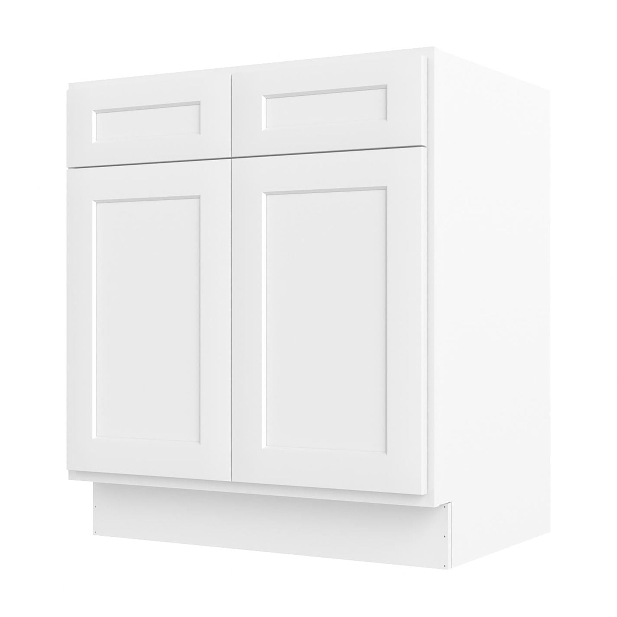 Furinno Shaker Bath Vanity Cabinet without Top , Ready to Assemble, 21 D x 30 W x 34.5 H, White