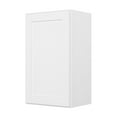 thumbnail image 1 of Furinno Shaker Wall Kitchen Cabinet 1-Door-2 Shelves, Ready to Assemble, 12 D x 18 W x 30 H, White, 1 of 10