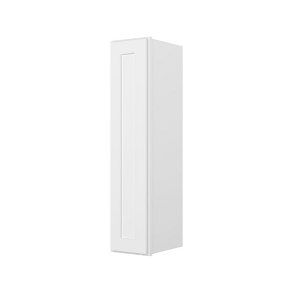 Furinno Shaker Wall Kitchen Cabinet, Ready to Assemble, 12 D x 9 W x 42 H, White