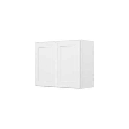 Furinno Shaker Wall Kitchen Cabinet 2-Doors, Ready to Assemble, 12 D x 30 W x 24 H, White