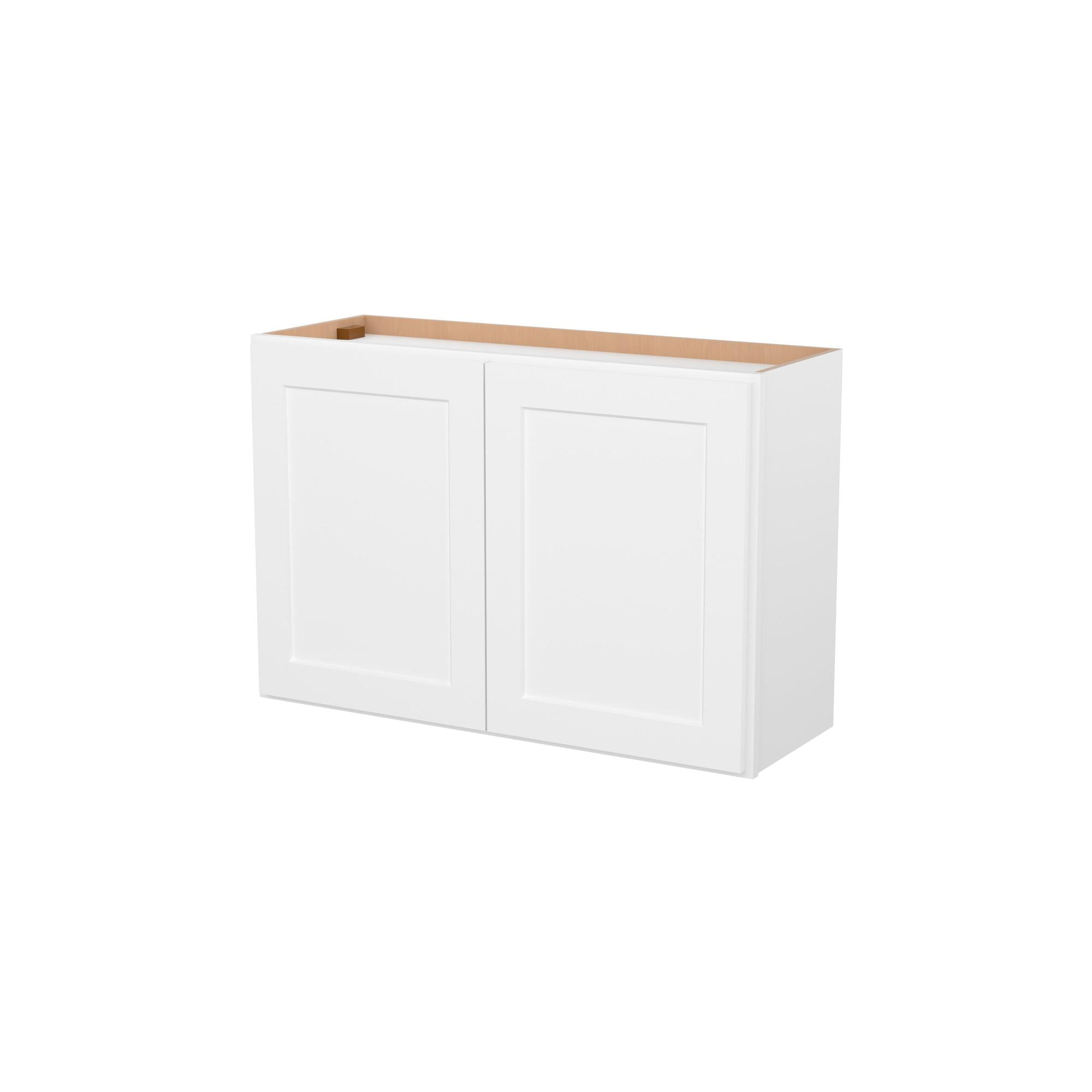Furinno Shaker Wall Kitchen Cabinet 2-Doors, Ready to Assemble, 12 D x 36 W x 24 H, White
