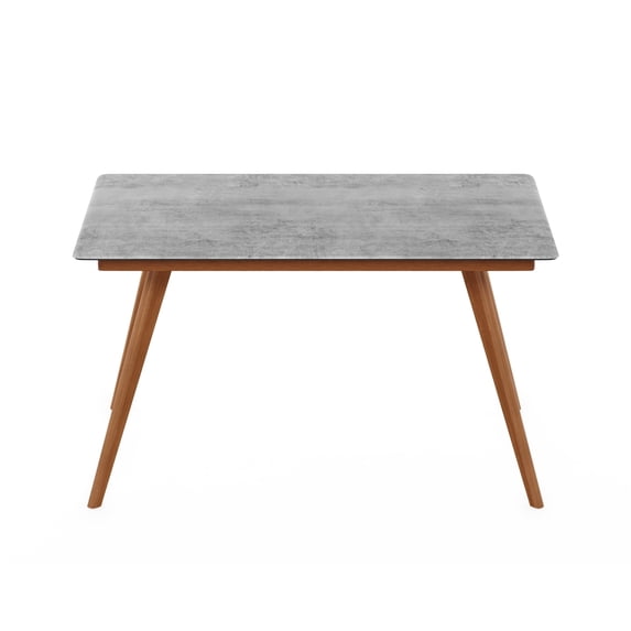 Furinno Redang Outdoor 4-Leg Rectangular Smart Top Table, Cement