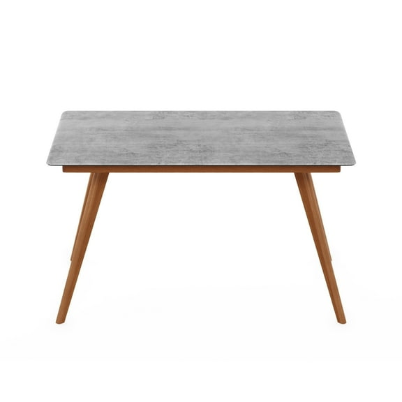 Furinno Redang Outdoor 4-Leg Rectangular Smart Top Table, Cement