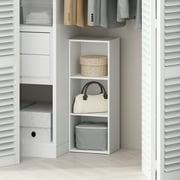 Furinno Reed 3-Tier Open Shelf Multipurpose Bookcase, Storage Organizer, White