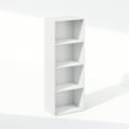 thumbnail image 1 of Furinno Reed 4-Tier Open Shelf Multipurpose Closet & Clothing Storage, Storage Organizer, White, 1 of 4