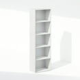 thumbnail image 1 of Furinno Reed 5-Tier Reversible Color Open Shelf Multipurpose Bookcase, Storage Organizer, White, 1 of 6