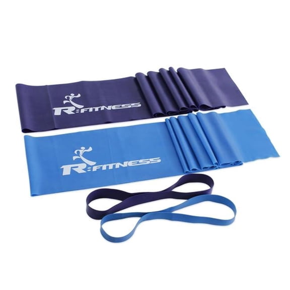 Furinno Rfitness Professional Training Exercise Fitness Resistance Band - 4 Piece