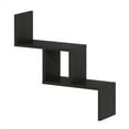 thumbnail image 1 of Furinno ROSSI Wall Mount Floating Ladder Shelf in Espresso, 1 of 5