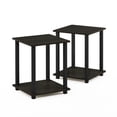 thumbnail image 1 of Furinno SIMPLISTIC Set of 2 Nightstand. Bedside Table. End Table. Espresso, 1 of 4