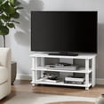 thumbnail image 1 of Furinno SULLY 3-Tier Open Frame Entertainment Center for TV up to 40 Inch White, 1 of 6