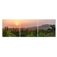 thumbnail image 1 of Furinno Seni 3-Panel MDF Framed Photography Triptych Print, 48" x 16", Dawn Scenery, 1 of 5