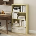 thumbnail image 1 of Furinno Simple Open Shelf, Bookcases, 4-Tier, Steam Beech, 1 of 6