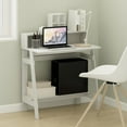 thumbnail image 1 of Furinno Simplistic A Frame Computer Desk, White, 1 of 7