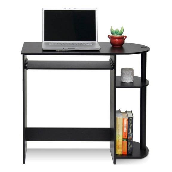 Furinno Simplistic Easy Assembly Computer Desk, Espresso