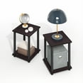 thumbnail image 1 of Furinno Simplistic End Table, Set of Two, Dark Mocha, 1 of 4