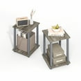 thumbnail image 1 of Furinno Simplistic End Table, Set of Two, Grey Oak/Grey, 1 of 4