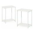 thumbnail image 1 of Simplistic Industrial Metal Frame End Table, 2-Pack, White/White, 1 of 6