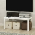 thumbnail image 1 of Furinno Simplistic Modern TV Stand, TV Table, White, 1 of 6