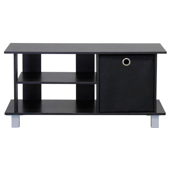 Furinno Simplistic TV Entertainment Center with Bin, Multiple Colors