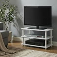thumbnail image 1 of Furinno TURN-N-TUBE 3-Tier Corner Entertainment Center for TVup to 32 Inch White, 1 of 6